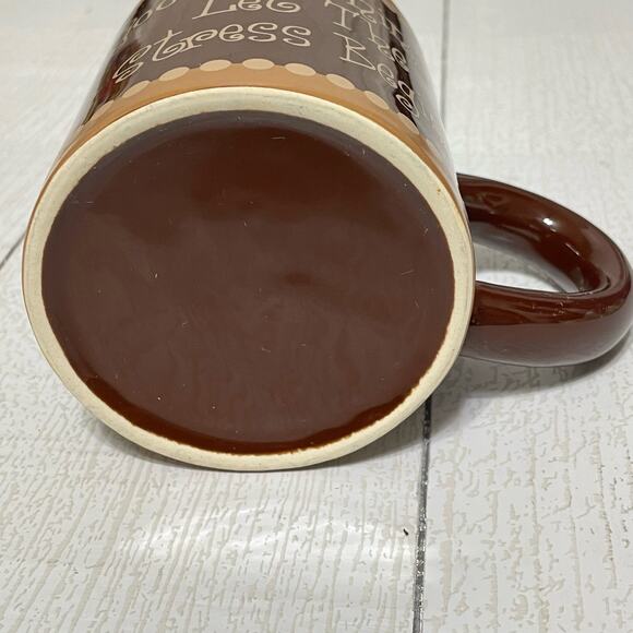 Brown And Tan Humorous Cup - Picture 6 of 9